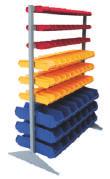 9 stalen ophangstrippen, zonder bakken. 150 x 112 x 33 cm 1200.1538 132,00 Incl. 9 stalen ophangstrippen. Incl. 30 bakken nr.