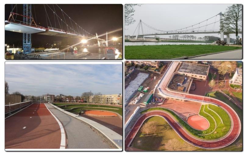 Overkant Centrale Lage Weide. We zijn fietsers maar na de prolongatie van haar 200 m titel mag haar foto bij dit stuk toch echt niet ontbreken.