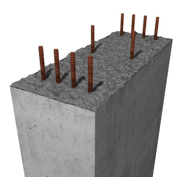 De betondekking beschermt de wapening en de brandweerstand van betonconstructies wordt vooral bepaald door de dikte van deze laag. Het wapeningsstaal mag niet heter worden dan 500 C.