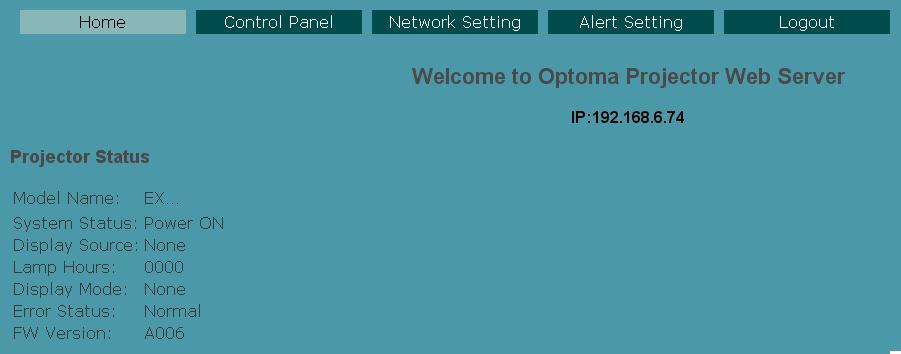 Kies vervolgens Toepassen en druk op de knop om het configuratieproces te voltooien. 3. Open uw webbrowser en typ het adres in vanaf het LAN-scherm van het OSD.