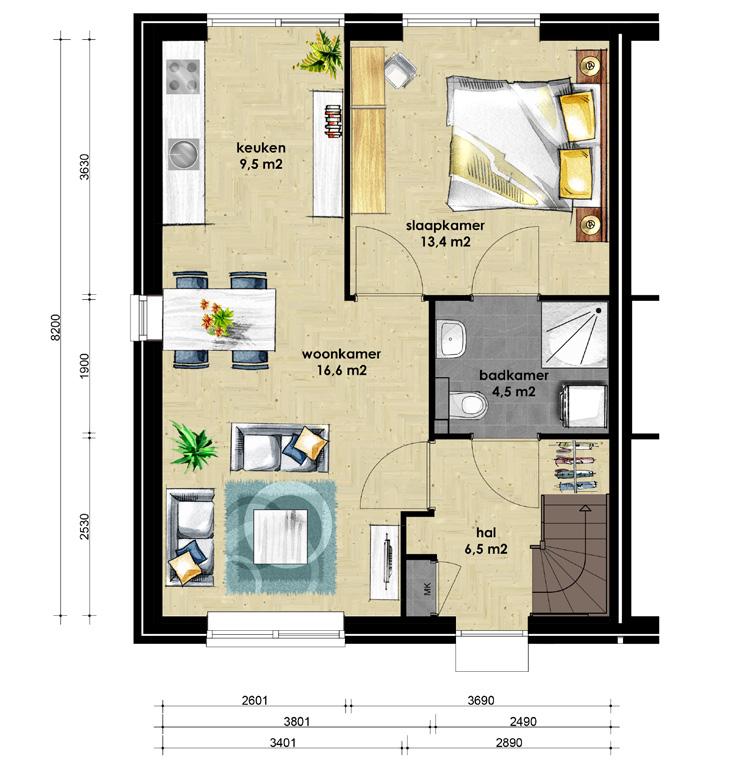 Plattegrond van