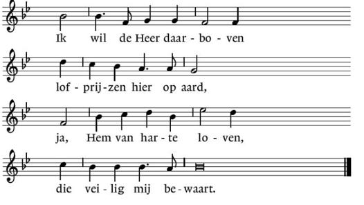 4. Hij is de Heer, de trouwe, die niemand onrecht doet. Wie maar aan Hem zich houden, die geeft Hij alle goed. Moet iemand onrecht lijden, de Heer staat aan zijn kant.