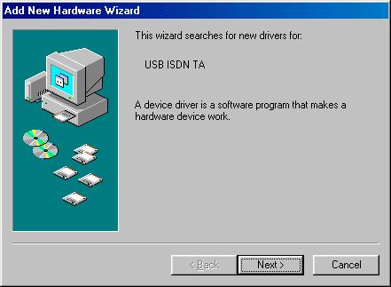 Figuur 1: Windows vindt de nieuwe hardware 4. Plaats de CD-ROM met het stuurprogramma en de applicties in uw CD-ROM speler.