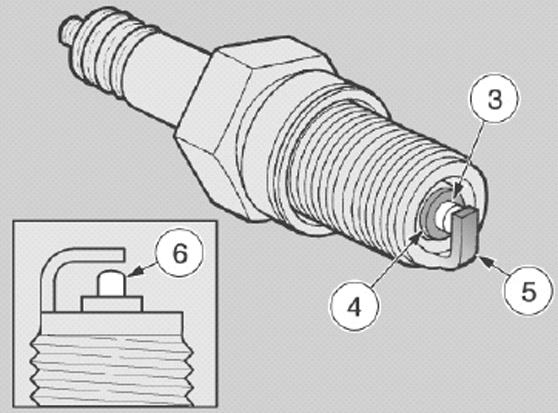 04_12 In order to gain access to the spark plugs: BEFORE CARRYING OUT THE FOL- LOWING OPERATIONS AND IN OR- DER TO AVOID BURNS, LEAVE THE ENGINE AND MUFFLER TO COOL OFF TO AMBIENT TEMPERATURE.