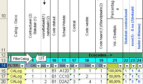 IX. Controle Totaal & Totaal X-1 (deel 2) 3.