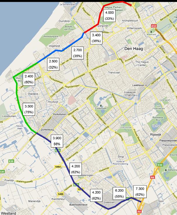 38 Sportlaan (tussen Segbroeklaan en Machiel Vrijenhoeklaan) Nergens op de Internationale Ring West is de spanning tussen de functie van de weg en de vormgeving zo pregnant als in dit deel van de