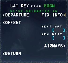 scherm op DEPARTURE. In het scherm DEPARTURES zie je dat er twee banen beschikbaar zijn: 08 en 26. ATC bepaalt afkorting).