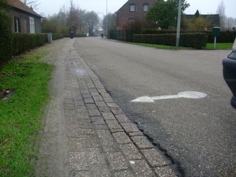 Tevens steken de kolken uit in de malgoten.