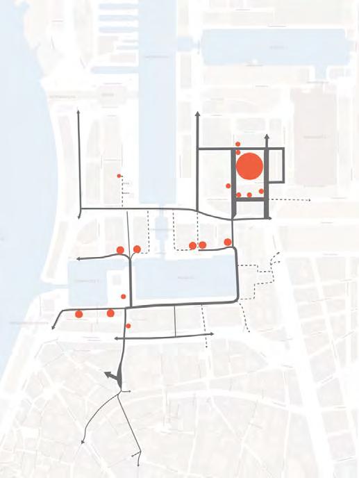 3.2.4. Ruimtegebruik: observaties. Tijdens de meetmomenten in 2012 werden ook de gebruikspatronen van passanten in kaart gebracht.