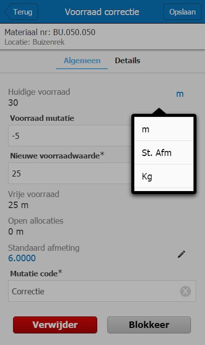 Magazijn op PdC Mobiel voor het snel invoeren van juiste voorraadhoeveelheden voor eindejaars inventarisaties (balansen) voor cyclisch tellen (elke periode een deel van uw voorraden tellen) diverse