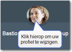 3. Uw profiel wijzigen U kunt aan uw profiel een foto koppelen en uw personalia en wachtwoord wijzigen.