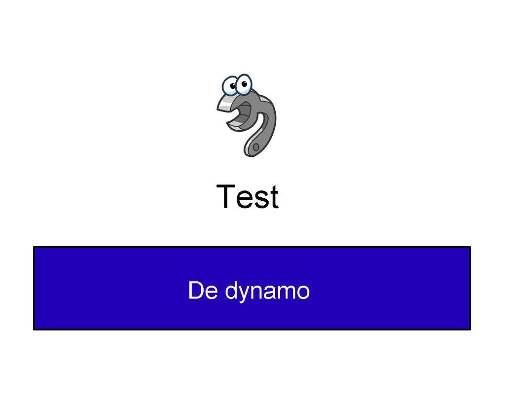 De dynamo - BasElalternassess14.swf - 2006-04-10-14:10 Test 1) Wat gebeurt er wanneer u een magneet bij een draad beweegt? 2) Welke hoofdonderdelen bevat een dynamo?