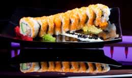 Sushi rolls Toro roll Toro tonijn, avocado,