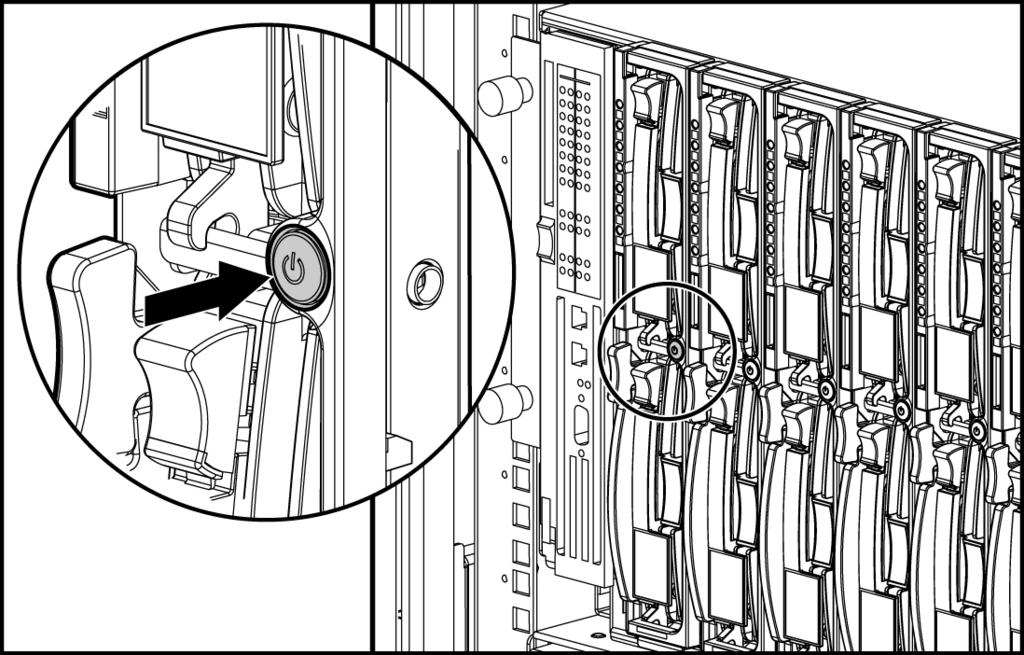 Onderdelen van de serverkaart Aan/uit-knop Als u de aan/uit-knop van de serverkaart in de standby-stand zet, wordt de voeding naar de meeste onderdelen van de serverkaart uitgeschakeld.