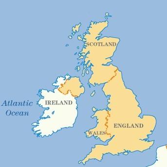 Engeland kent een eigen vlag, maar in de internationale betrekkingen speelt als land alleen het Verenigd Koninkrijk een rol. Engeland telt ruim 50,7 miljoen inwoners.