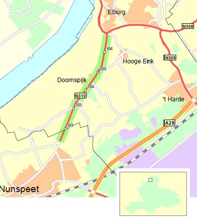 U-2015-TP29 VJN2014 Naam: Traject 29 N310 (Nunspeet Elburg) Planjaar Uitvoering 2015 2015 Referentienummer: U-2015-TP29 Beheer en Onderhoud Uitvoering door: Provincie Gelderland Regio: Noord Veluwe P.