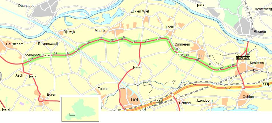 U-2015-TP57 VJN2014 Naam: Traject 57 N320 (Zoelmond Kesteren) Planjaar Uitvoering 2015 2015 Referentienummer: U-2015-TP57 Regio: Rivierenland O.