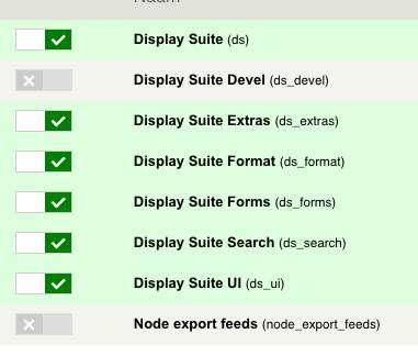 Les 8 (Drupalversie: 7) Display Suite Display Suite (DS) is