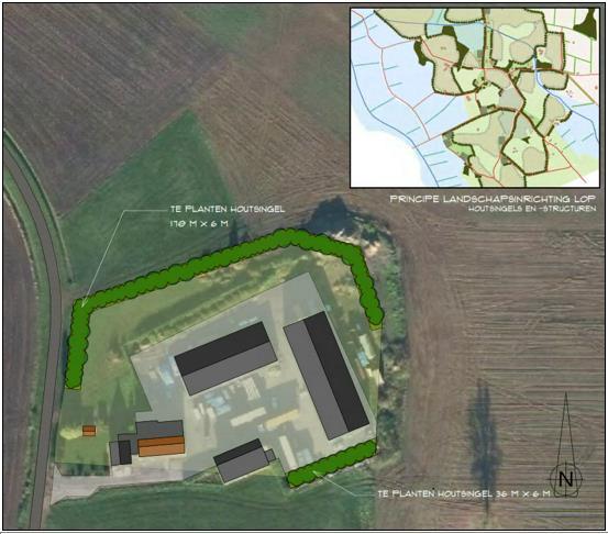 2.2.3 Erf en landschap Zoals eerder aangegeven wordt middels de toepassing van het VAB-beleid de bestaande situatie mogelijk gemaakt.