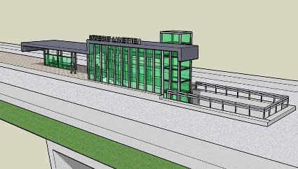 Tracébesluit Sporen in Utrecht deeltracé Utrecht Centraal Houten 61 StationUtrechtVaartscheRijn Het ontwerp voor het station wordt vanwege de relatie met de toekomstige naastgelegen HOV-halte in