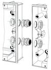 sleutels 011/029100-020 610170 1 Deelbare afdekstrip Lengte: 72mm,