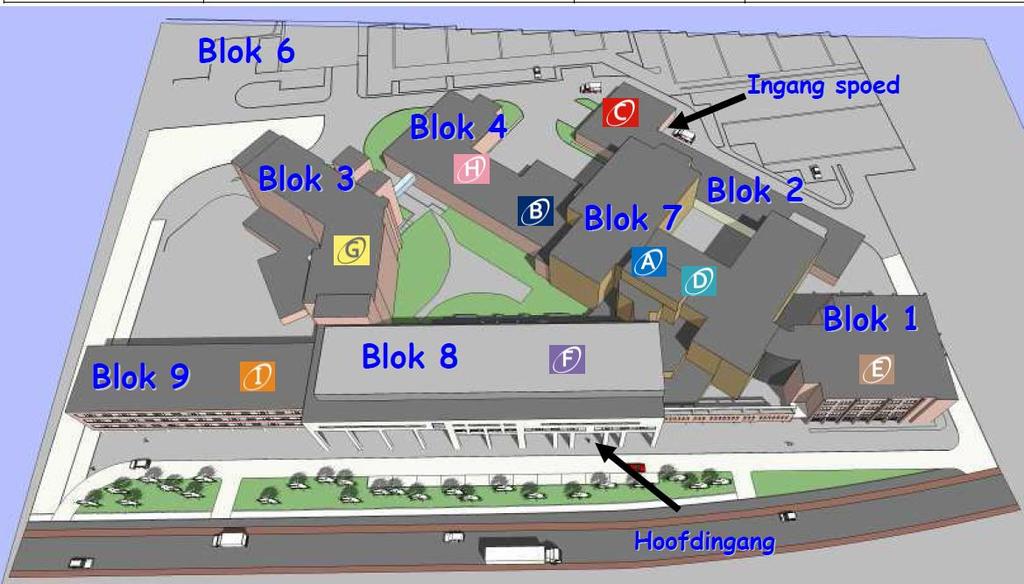 Binnen het ziekenhuis bevinden zich enkele gecontroleerde zones. Deze zones mogen enkel betreden worden mits persoonlijke toestemming van het respectievelijke diensthoofd.