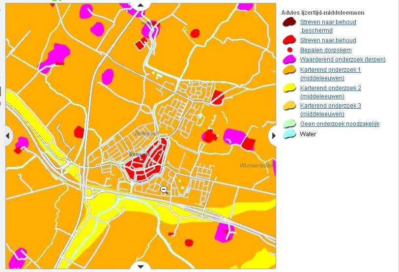 blz 14 04-07-04 Dit archeologisch onderzoek moet bestaan uit minimaal zes boringen per hectare, met een minimum van zes boringen per plan, waarbij duidelijk wordt of er vindplaatsen in het plangebied