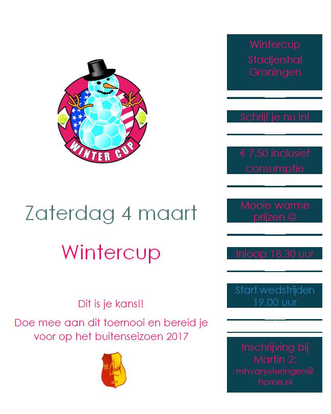 Wintercup: er is nog plek!