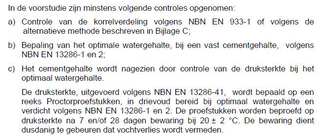 Mogelijk evoluties HRB in granulaire mengsels Certificatie mogelijk via TRA 21 (TRA 550.