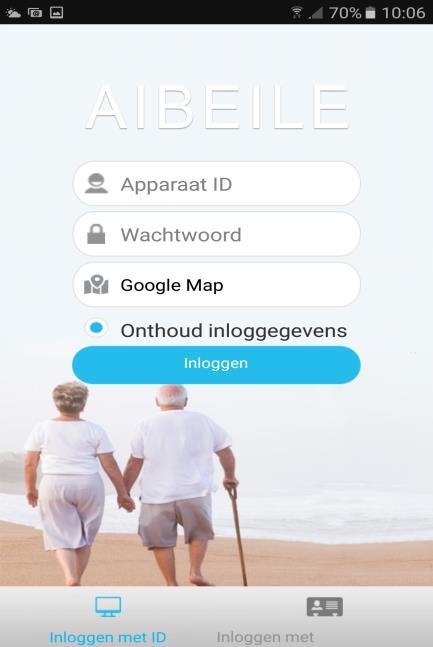 Deel 3 Gebruik maken van de Aibeile App. 3.1 Monitoren Het Polshorloge is direct te lokaliseren.