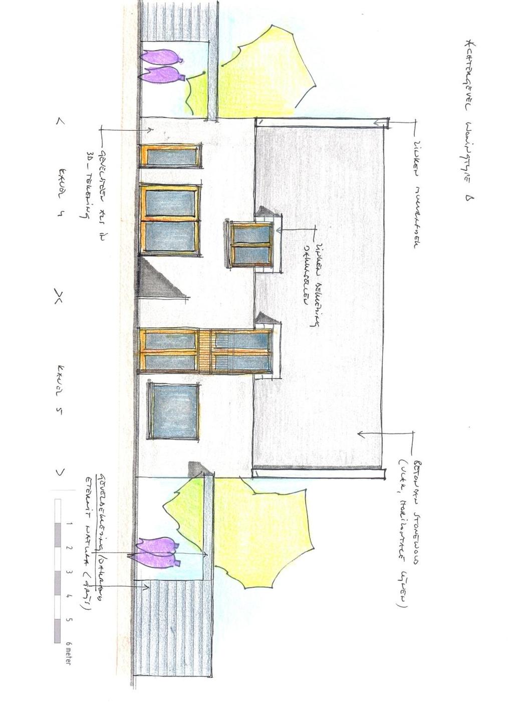 achtergevel Woningtypes B