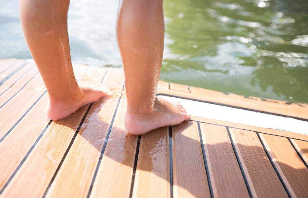 Hi-Tide Anti-slip is een 3 mm foam dat uitstekend geschikt is voor dekken en kuipen op