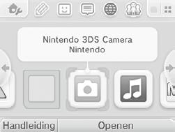 Opmerking: op de New Nintendo 2DS XL kun je geen 3D-beelden bekijken. Nintendo 3DS Sound Luister naar muziek en neem geluiden op.