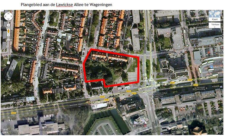 2.2 Huidige situatie Afbeelding 3: situering locatie Deze bomen staan op een momenteel braakliggend stuk grond