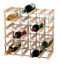 DL Rood 8, DL Oranje 8, DL Groen 8, DL Wit 8, DL Geel 8,  Houten en metalen wijnrekken Modulaire units vervaardigd van hoogwaardig