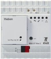 Woning- en gebouwautomatisering KNX, Gateways Beschrijving --De KNX-OT-Box S dient als interface tussen de verwarmingssystemen in de OT-bus (bussysteem in de verwarmings en ventilatietechniek) en het