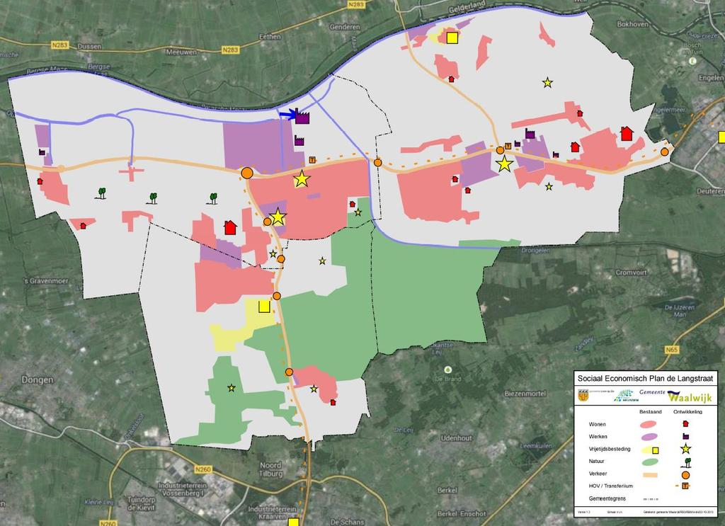 - Sterke materiaalgebonden sectoren, waaronder veel ambachtelijk-industriëel ondernemerschap (rondom de A59) zoals de metaalindustrie (Metal Valley), schoen- en lederindustrie, meubel- en