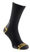 com Buckler Boots Comfort Socks Lichtgewicht werksok van 71% katoen Zwart Versterkte teen en hiel Comfortabel