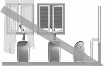 E P NL INSTALACIÓN INSTALAÇÃO INSTALLATIE GR 2 ÅÃÊÁÔÁÓÔÁÓÇ IDENTIFICACIÓN DE LAS 1) Panel de mando 2) Rejilla de salida del aire 3) Filtro del aire con rejilla 4) Tapón para vaciado del agua de