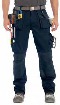 Workpants CGBUC50 B&C UNIVERSAL PRO PANTS CGBUC51 B&C PERFORMANCE PRO PANTS 10 10 STEEL STEEL STEEL / 5% polyester / 35% gekamd twill katoen met versterkte naden aan de belaste punten.