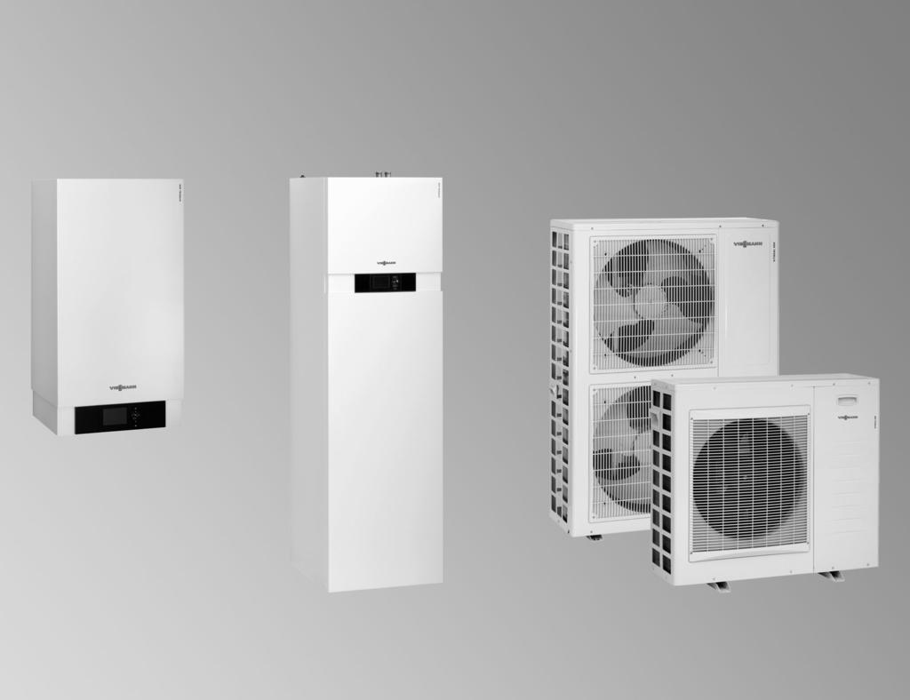 VIESMANN VITOCAL Lucht-/water-warmtepompen, split-unit 3,0 tot 11,3 kw Ontwerphandleiding Lucht-/waterwarmtepomp met elektrische aandrijving als split-unit met buiten- en binnenunit Binnenunit met