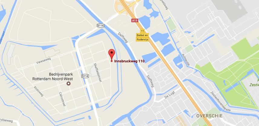 BEREIKBAARHEID: Eigen vervoer: Het bedrijventerrein Rotterdam Noord-West heeft een directe verbinding met de A13 en sluit via de doorgaandeweg S114 direct aan op het Rijkswegennet Openbaar vervoer: