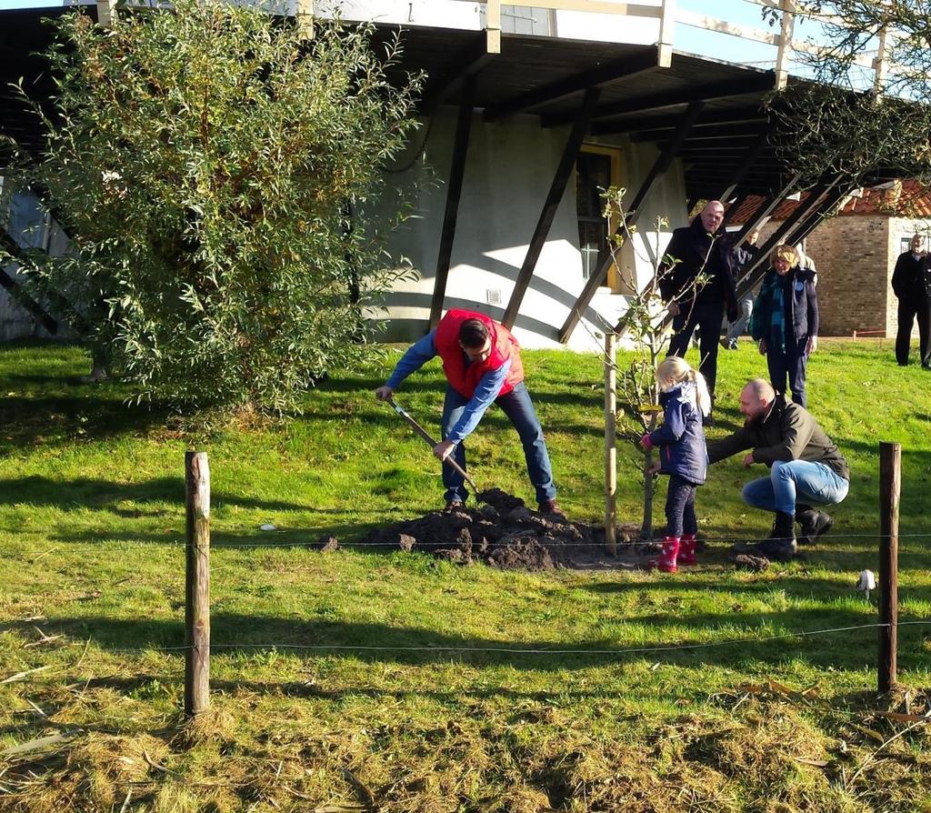 Tijdens de Landelijke Natuurwerkdag gingen op 14 molens vrijwilligers aan de slag met het groenonderhoud van de molenbiotoop.
