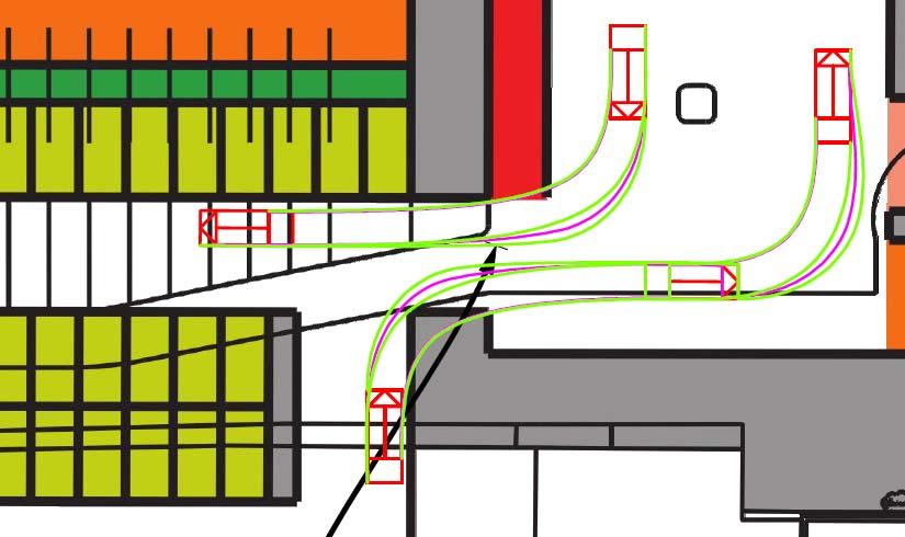 In variant 3 is de loopafstand tot het zwembad en de sporthal over het algemeen het kleinst. Daarentegen biedt variant 3 de laatste parkeercapaciteit, 68 parkeerplaatsen.