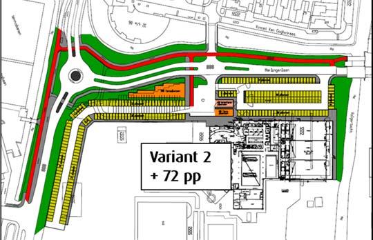 te leggen parkeerplaatsen drie varianten