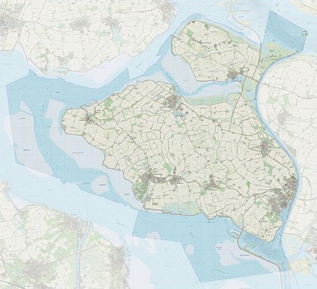 Scherpenisse agrarische plattelandsgemeente bevolkingsdichtheid: 173/km²