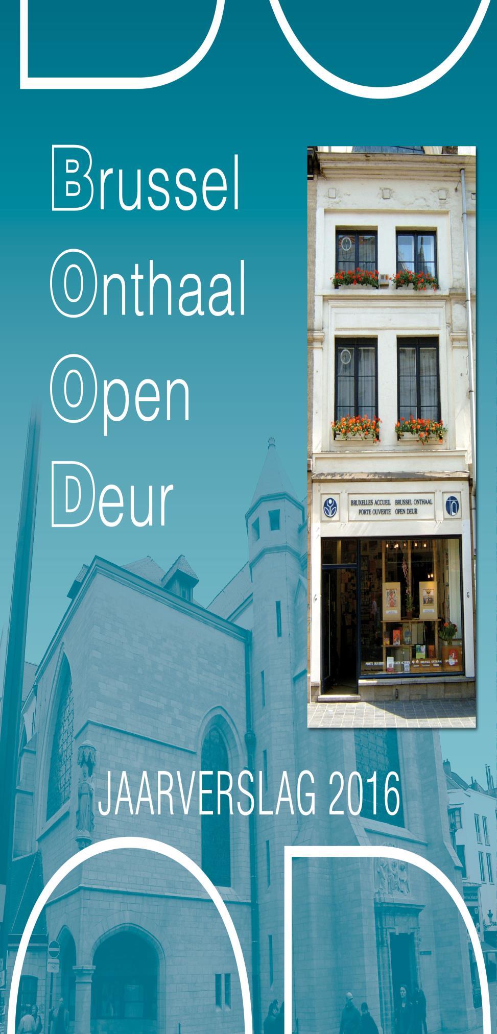 JAARVERSLAG Brussel Onthaal-Open Deur Taborastraat 6-1000
