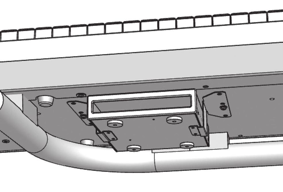 De CD-drive aansluiten Voorbereidingen Als u een standaard (KS-G8) gebruikt, kunt u de schroefgaten op de onderkant van de RD-300NX gebruiken om een (apart verkrijgbare) CD-drive te bevestigen.