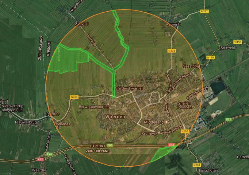 Quickscan flora en fauna twee locaties in Woerden en Harmelen zal om deze reden behouden blijven.