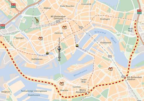 6. Oplossingen Verbeteren Tram 6.1 Aanleg metroring op Rotterdam Zuid Doel Het verbeteren van de ontsluiting van Rotterdam Zuid per openbaar vervoer.